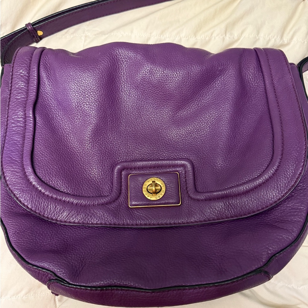 Marc by Marc Jacob’s Purple Leather Crossbody Bag